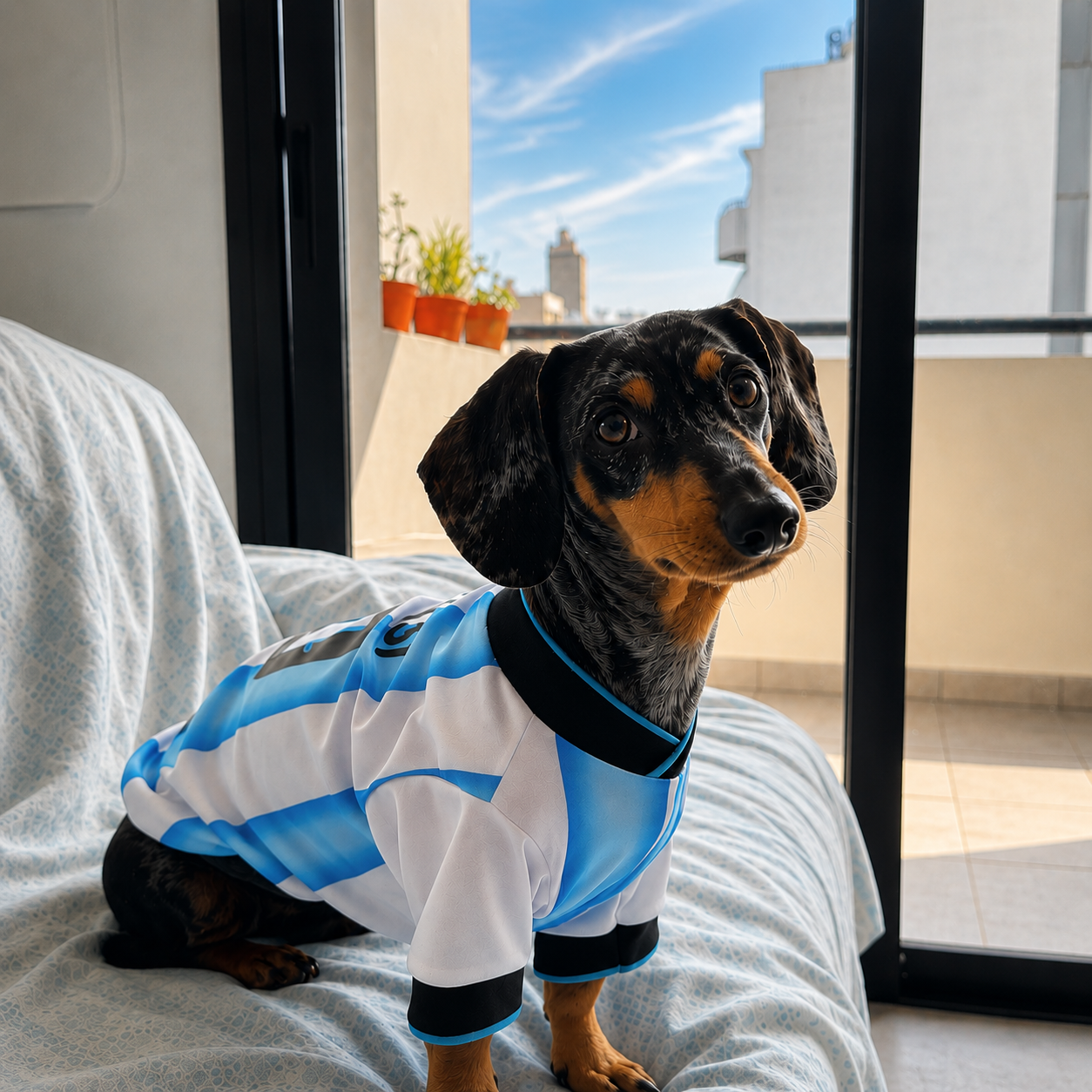 camiseta argentina perro salchicha salchishop
