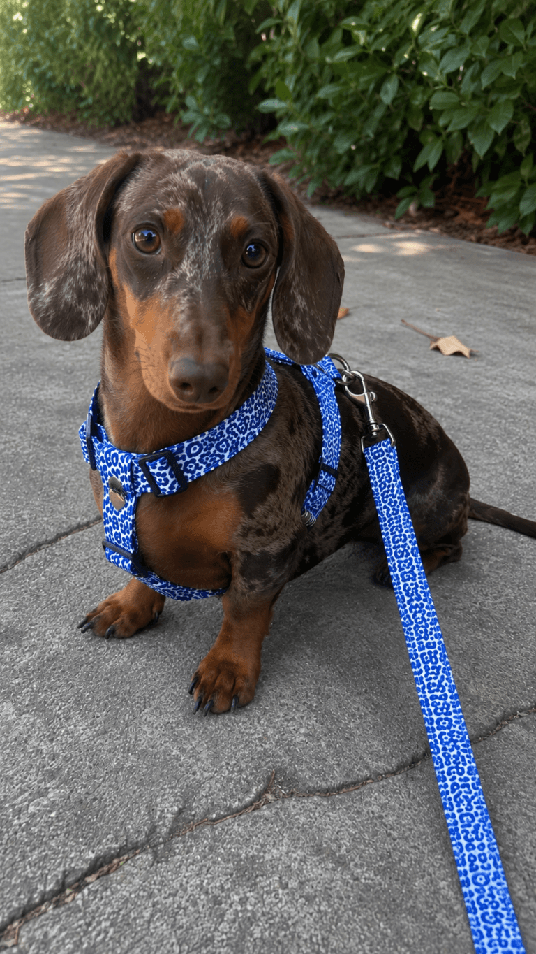 perrito salchicha con pretal ropa para perro salchicha cordoba