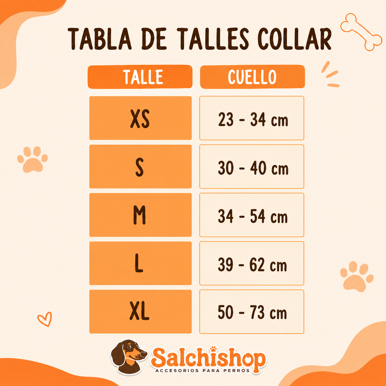 salchishop talle collar